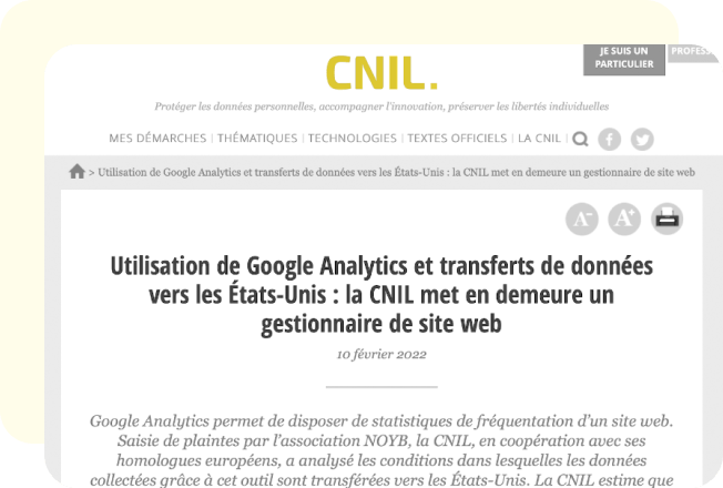 CNIL vs GOOGLE ANALYTICS 11 CNIL vs GOOGLE ANALYTICS 11